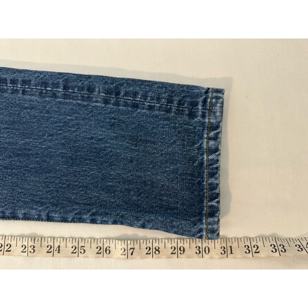 Taylor Stitch Jeans Mens Slim Mid Wash Organic Selvedge Button Fly 26x32 (27x31) - Picture 9 of 10